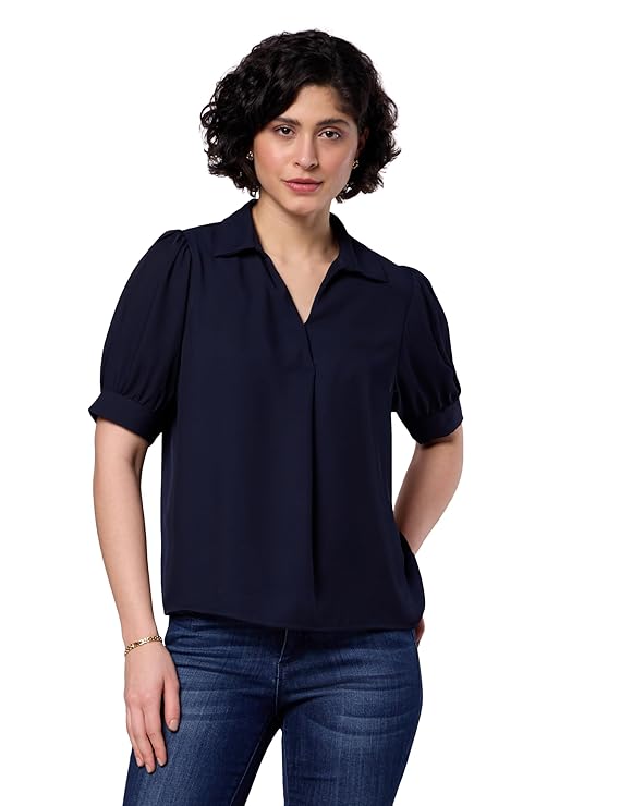 Symbol Premium Women’s Collared Top| plus size dress clothes