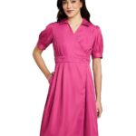 Symbol Premium Women’s Fit & Flare Wrap Dress|plus size dress clothes