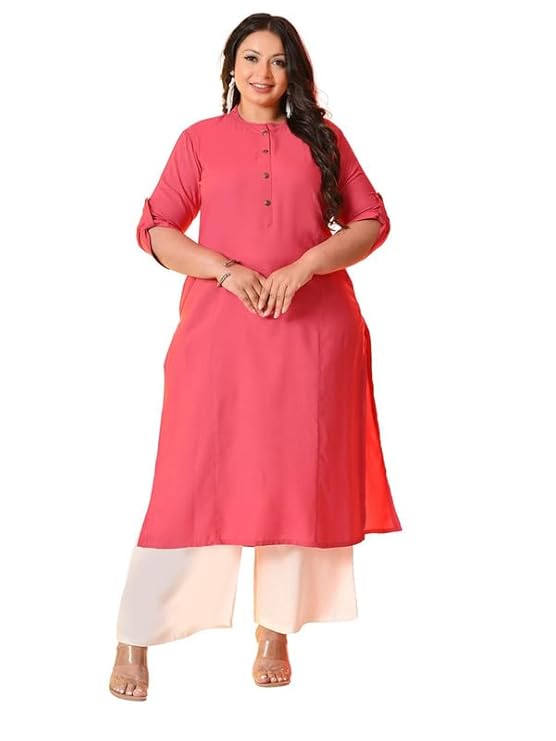 Simple yet elegant—this solid kurta could be your next wardrobe staple.