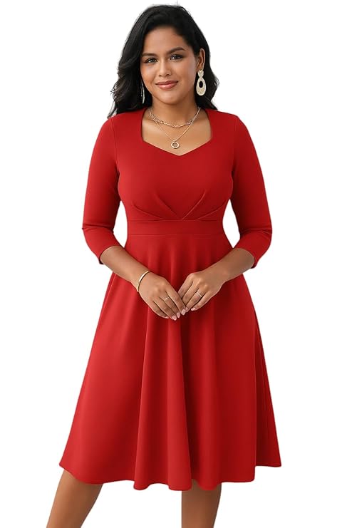 The perfect plus size dress for confidence and elegance.