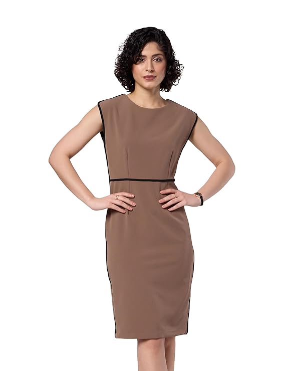 A timeless sheath dress that actually fits and flatters—yes, really.