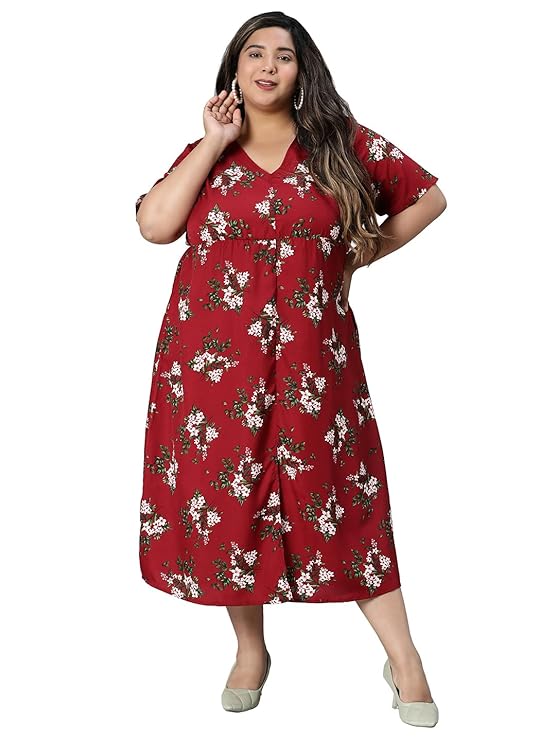 This viral plus size floral maxi dress is everywhere—but does it actually deliver on quality?