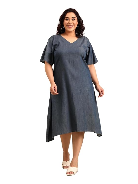 Step into all-day comfort with this chic Tencel A-line maxi dress.
