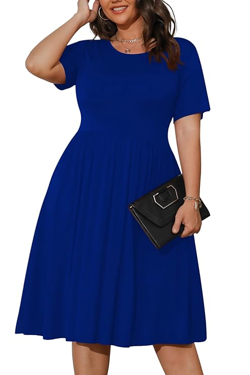 A relaxed swing dress designed to flatter every curve beautifully.