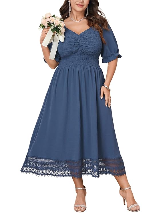Lace trim elegance that turns every moment into a style statement.