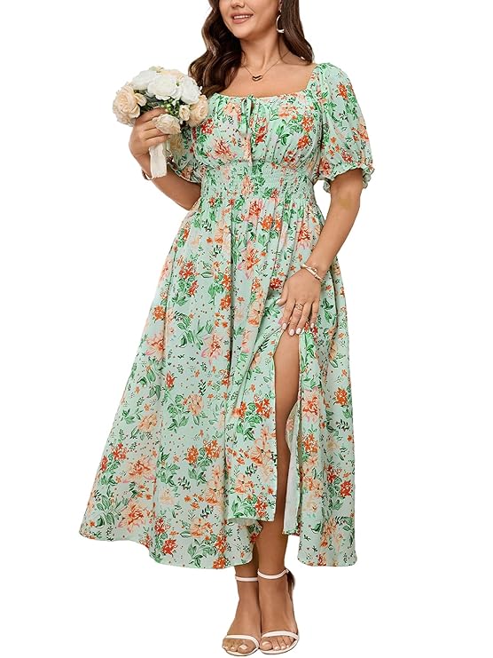 The perfect mix of feminine charm, flowy comfort, and curve-loving style.
