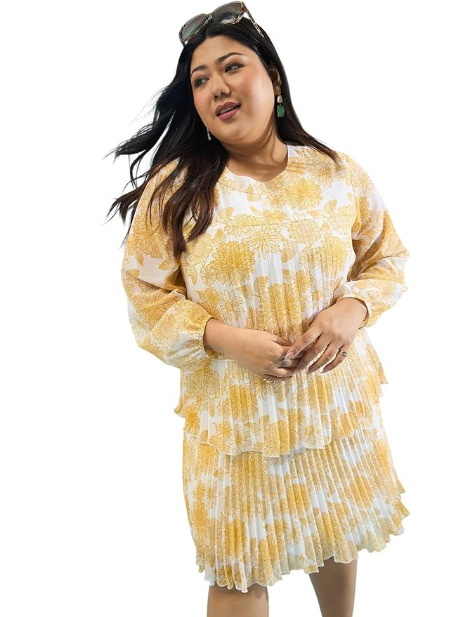 A floral dress that feels as good as it looks.